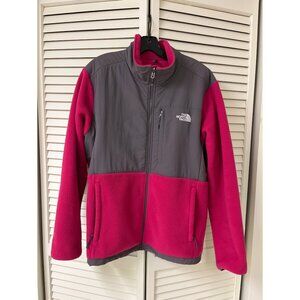 THE NORTH FACE Denali Full Zip Polartec Jacket Coast XXL Pink Gray 16 18